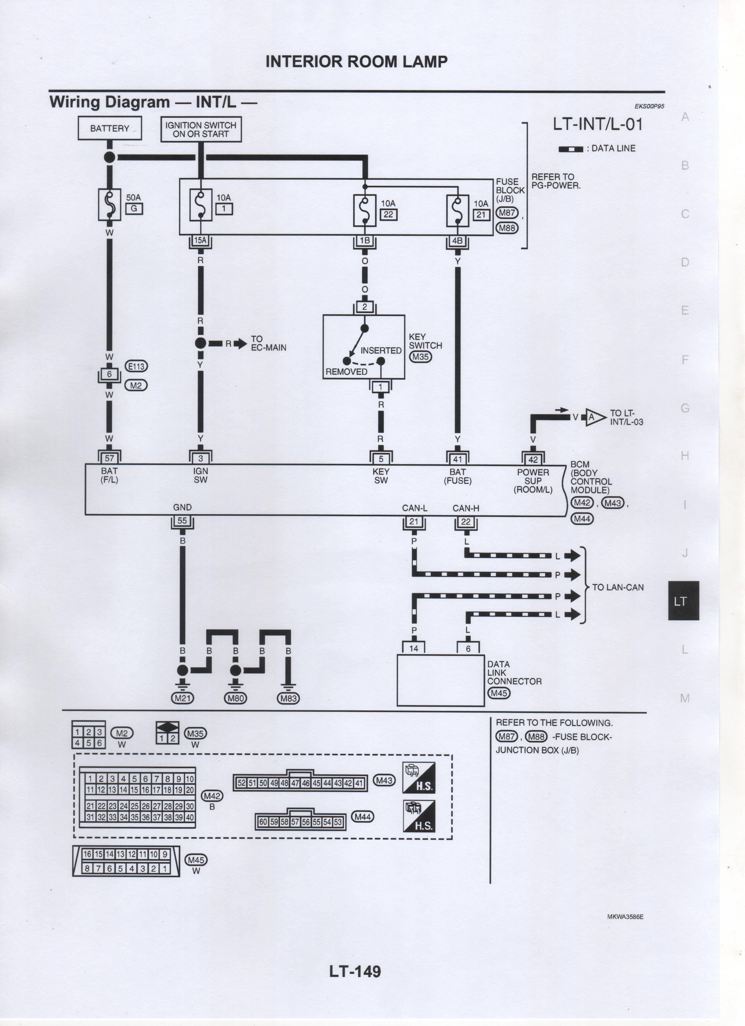 Wiring Points For Indicators And Interior Light Nissan Navara Net